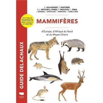 Mammifères d'Europe, d'Afrique fu Nord et du Moyen-Orient