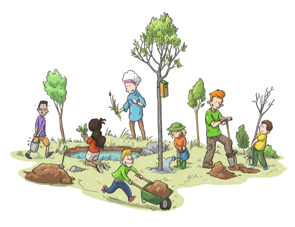 affiche chantier nature