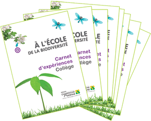 Lot de 8 carnets d'expériences - élève COLLÈGE À l'école de la biodiversité